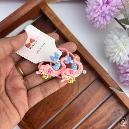 Magical Mermaid Hair Ties for Girls – Pack of 2
