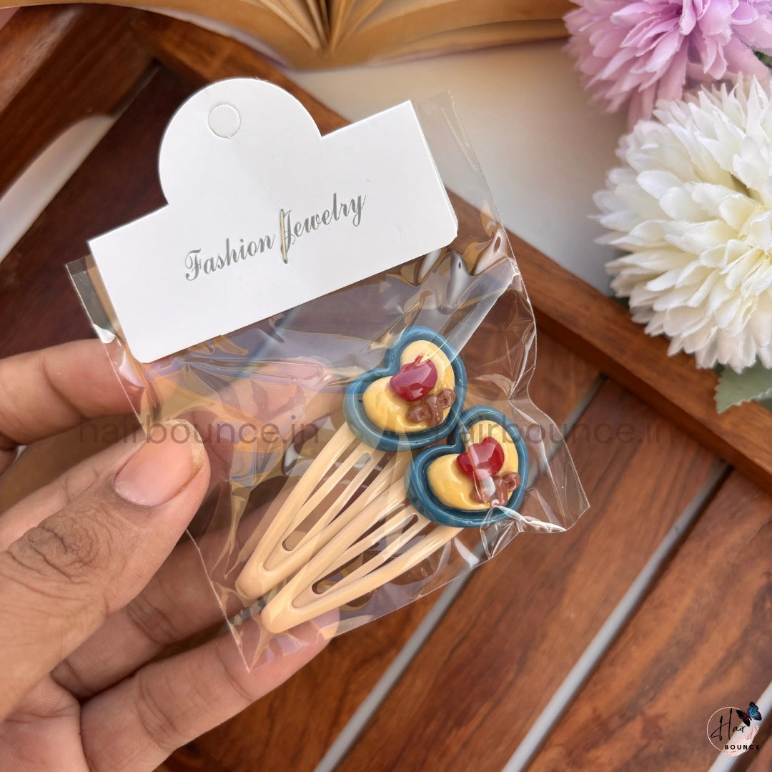 Cute Cartoon Kids Hair Clips