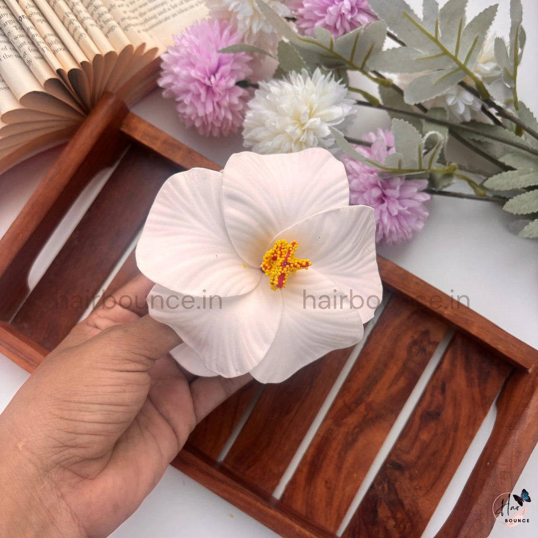 Hibiscus Bloom Hair Claw - Large
