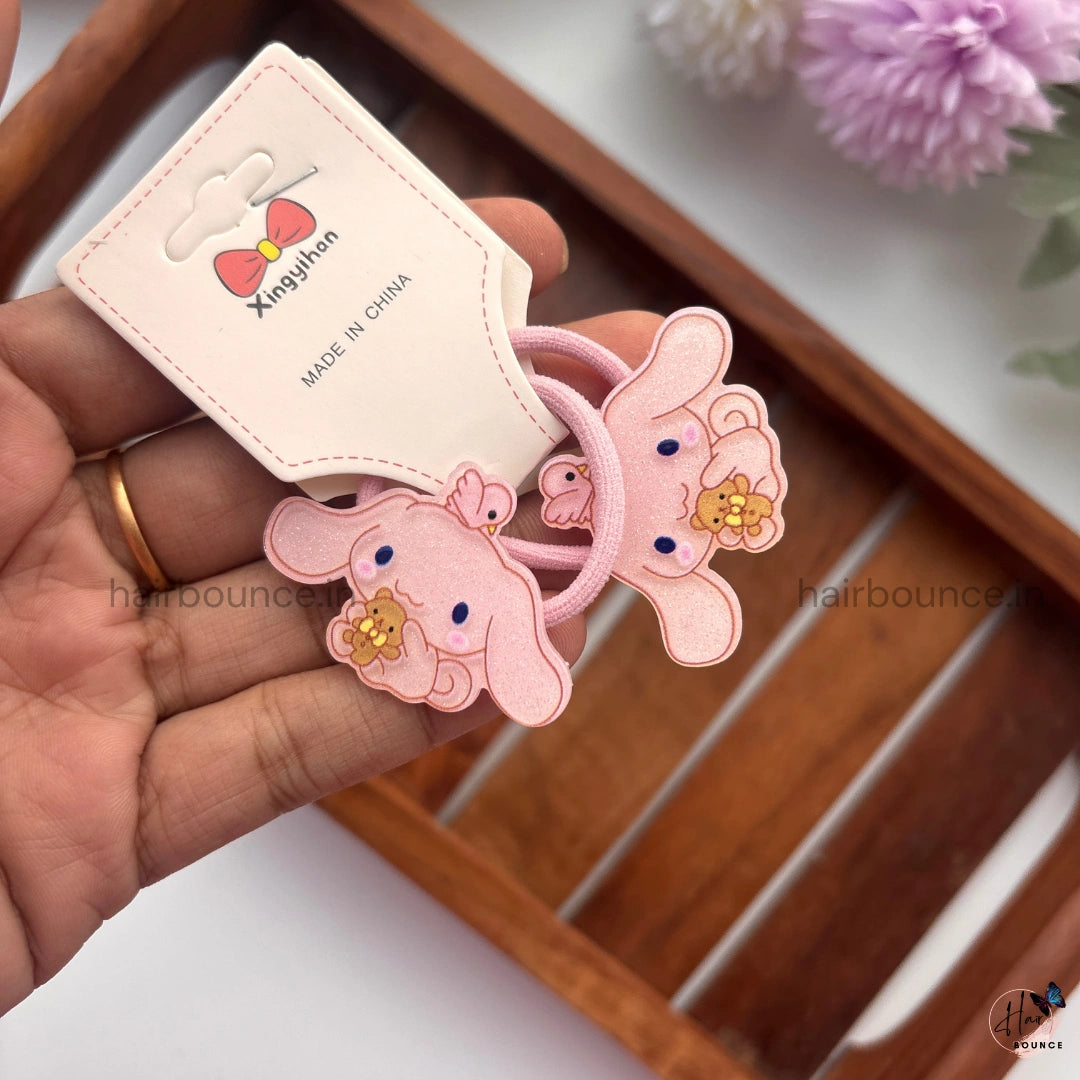Cute Bunny & Elephant Rubber Bands