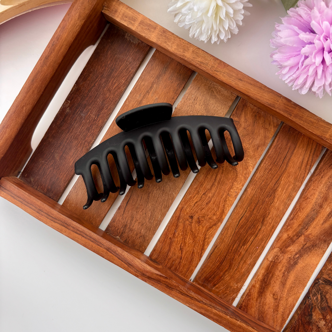 Matte U-Curve Hair Claw - Large