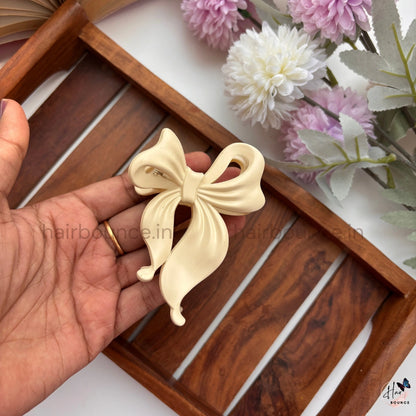 Graceful Luxe Bow Hair Claw – Large
