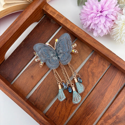 Butterfly Tassel Hair Claw