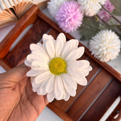 Pastel Daisy Bloom Hair Claw - Large