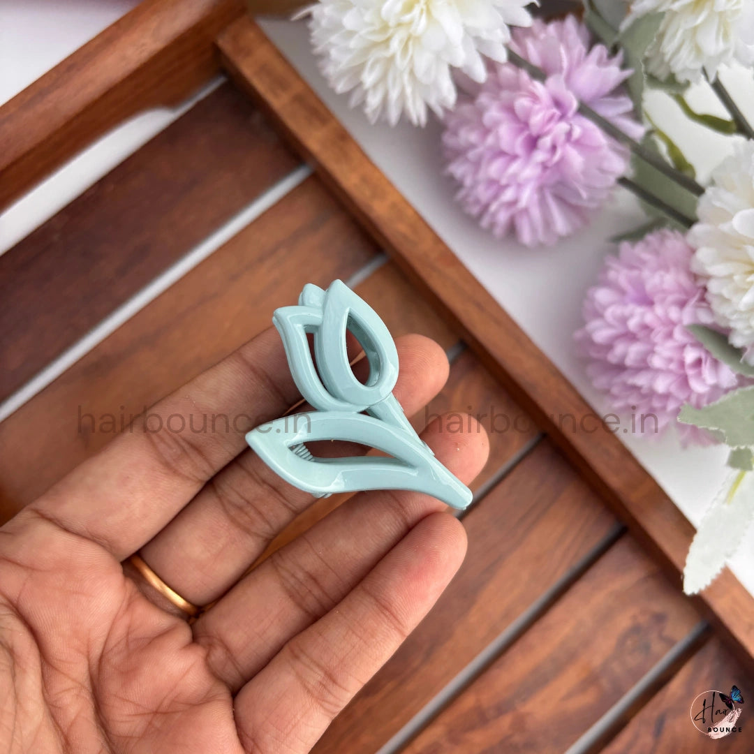 Tulip Bloom Hair Claw – Small