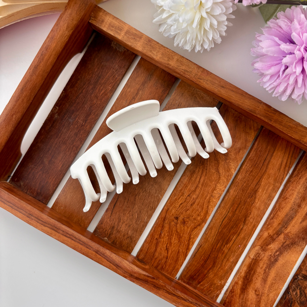 Matte U-Curve Hair Claw - Large