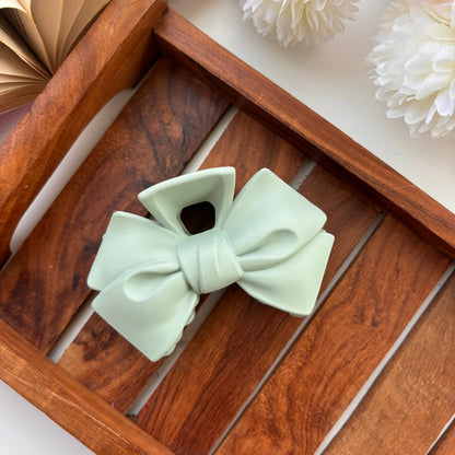 Cute Bow Hair Claw - Large