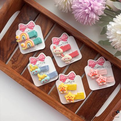 Rainbow & Star Clips for Kids