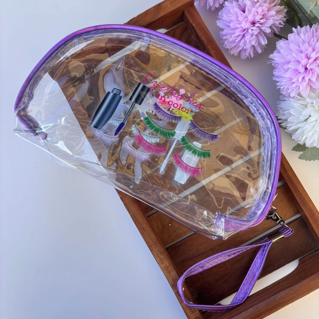 Trendy Transparent Wristlet Pouch