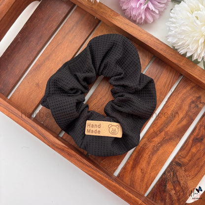 Handcrafted Waffle Knit Scrunchie – Regular