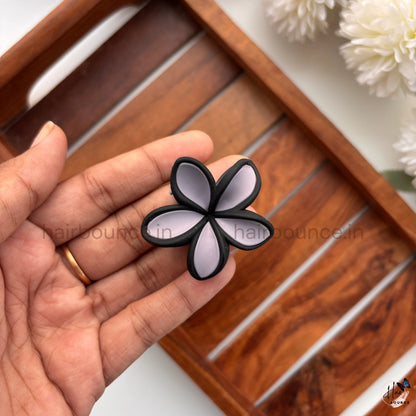 Glossy Lily Flower Hair Claw – Small