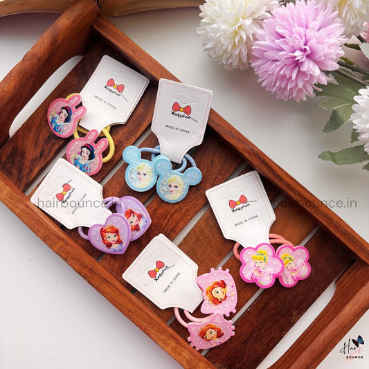 Princess Cartoon Rubber Bands