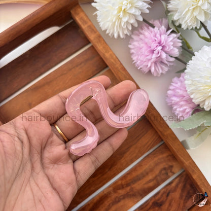 Crystal Wave Hair Claw – Medium