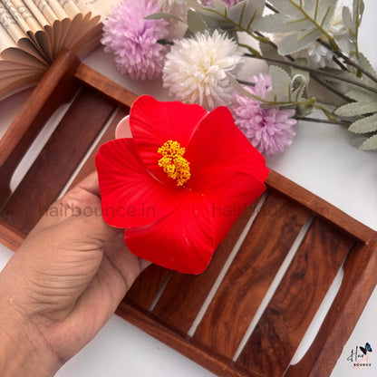 Hibiscus Bloom Hair Claw - Large