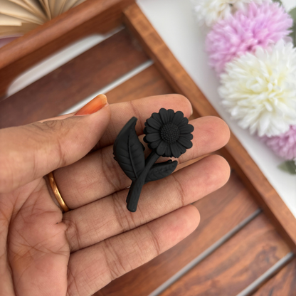 Colourful Sunflower Hair Claw - Small