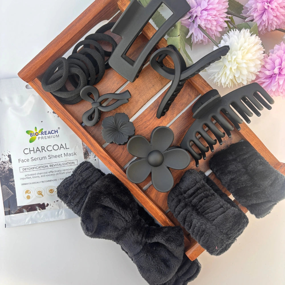 🖤 Midnight Charm Hair & Self-Care Hamper 🖤