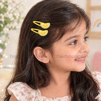 Cute Fruit Tic Tac Hair Clips for Girls – Pack of 2