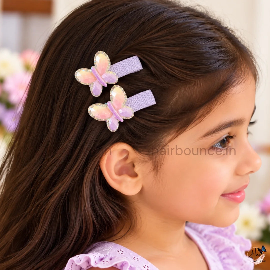 Sweet Little Charms Alligator Hair Clips for Girls – Set of 5