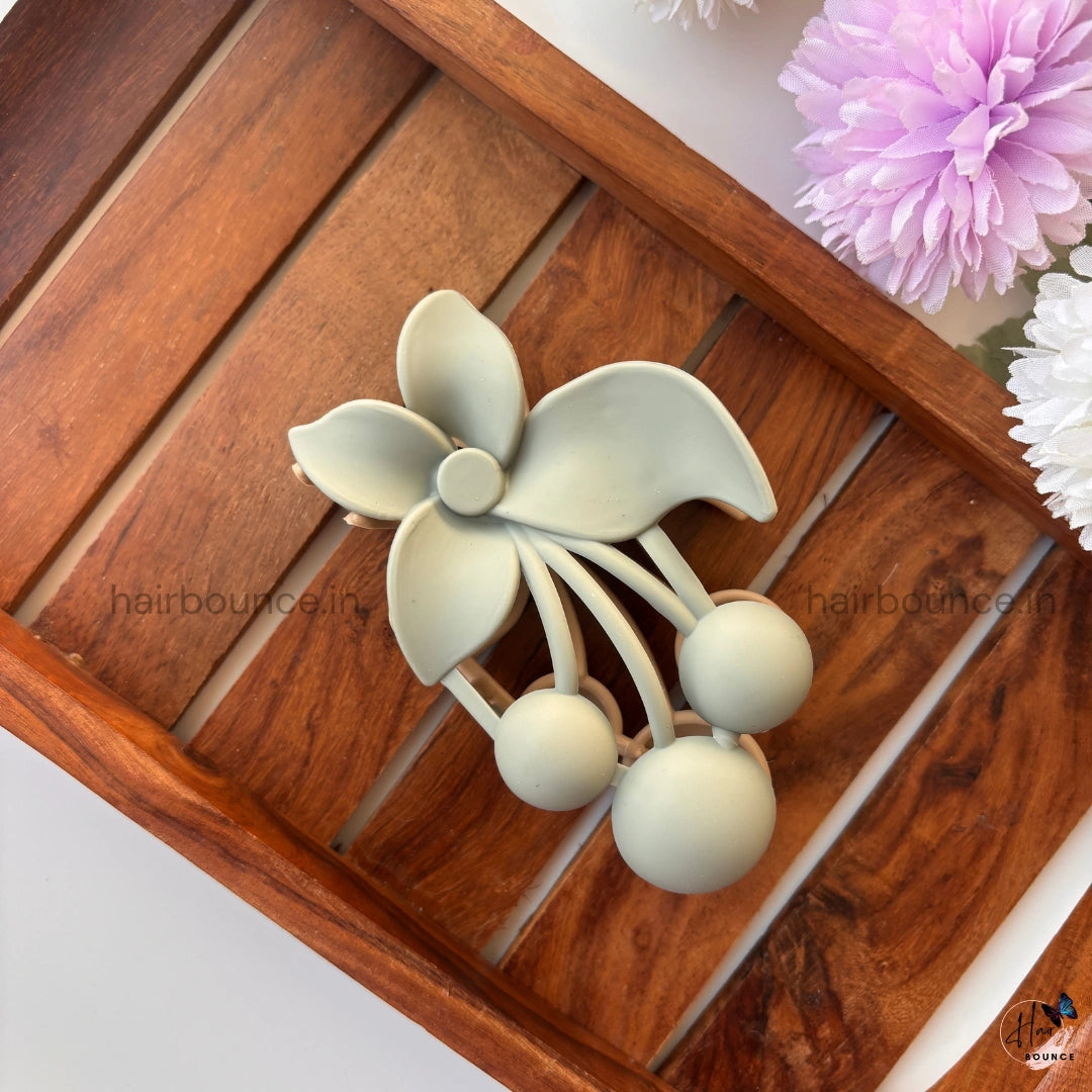 Dual Colour Bloom Hair Claw - Large