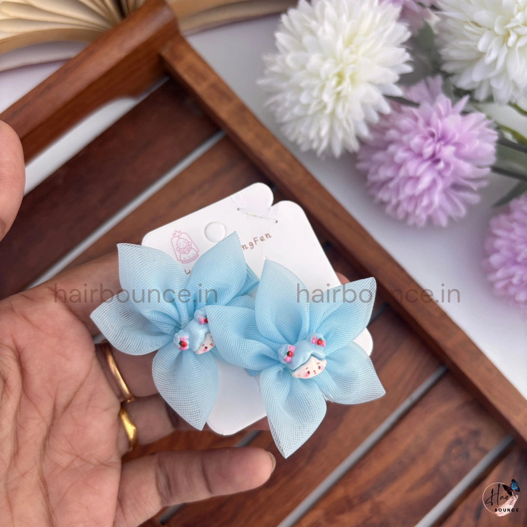 Princess Blossom Kids Bow Hair Clips