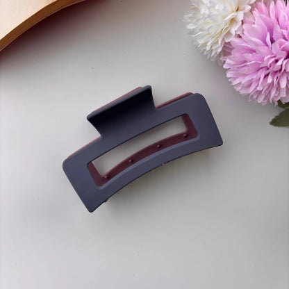 Dual Colour Rectangle Hair Claw - XL