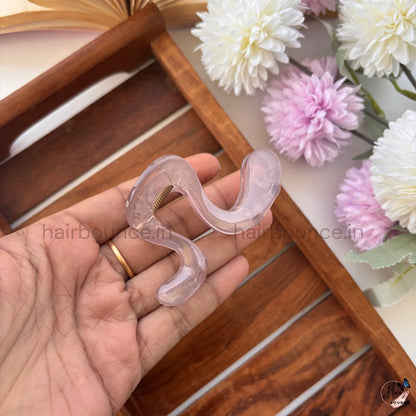 Crystal Wave Hair Claw – Medium