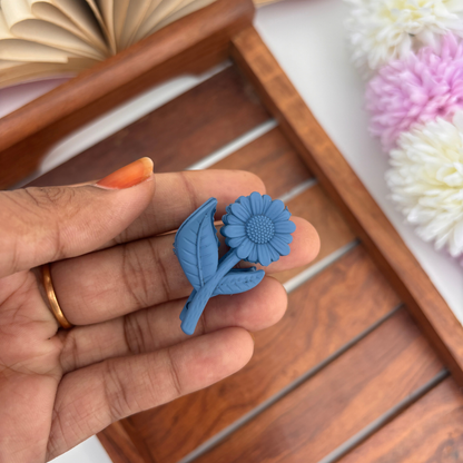 Colourful Sunflower Hair Claw - Small