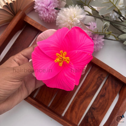 Hibiscus Bloom Hair Claw - Large
