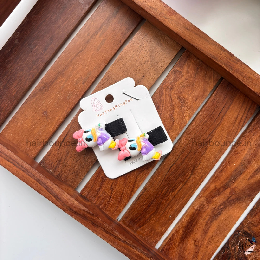 Classic Cartoon Mouse Hair Clips – Set of 2