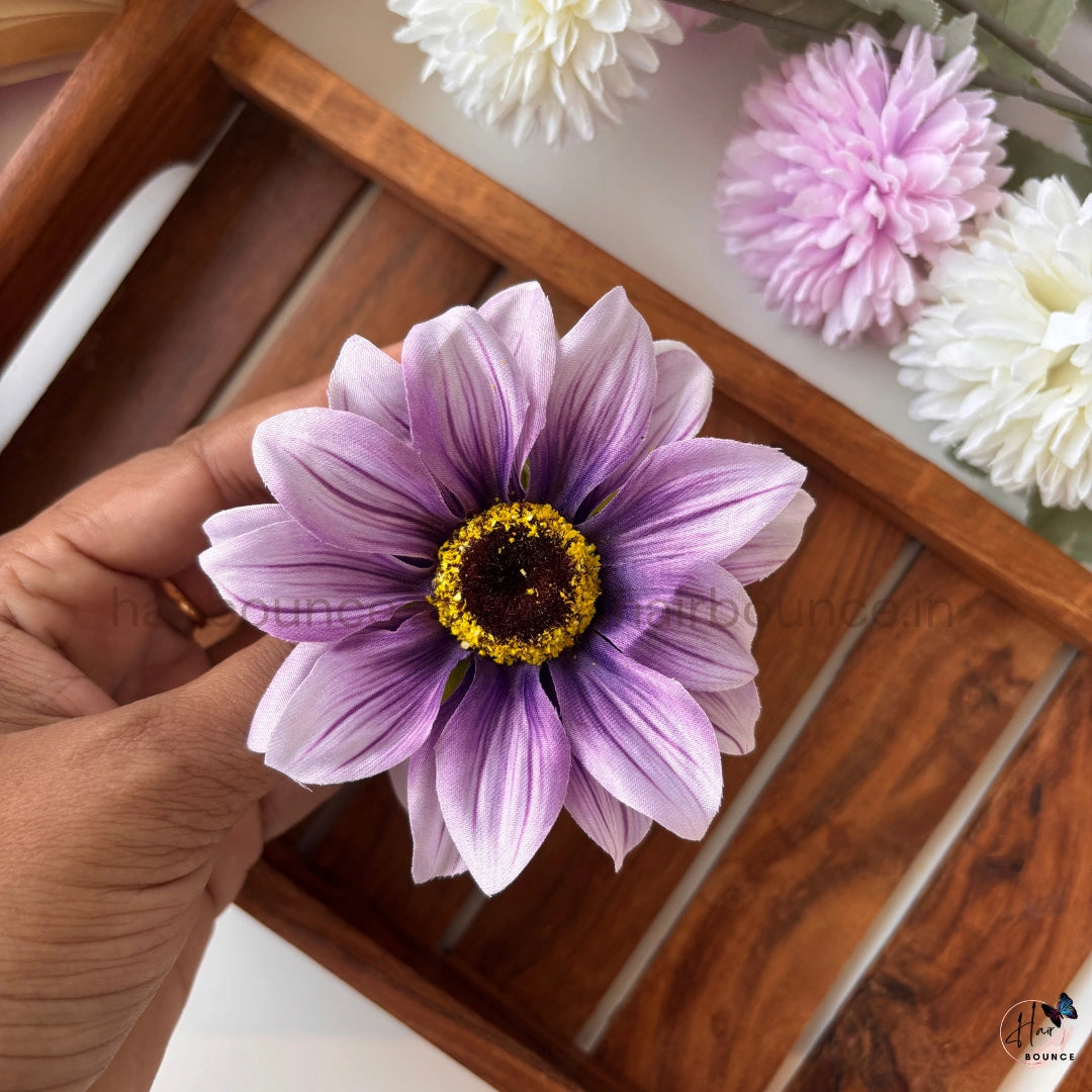 Oversized Sunflower Hair Claw Clip – Large Floral Statement Hair Accessory for Women