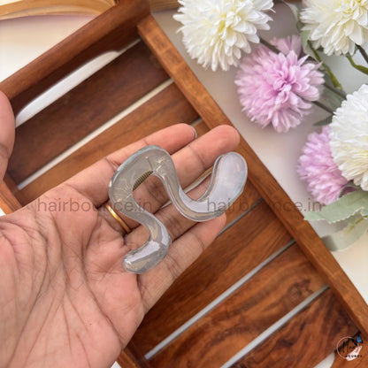 Crystal Wave Hair Claw – Medium