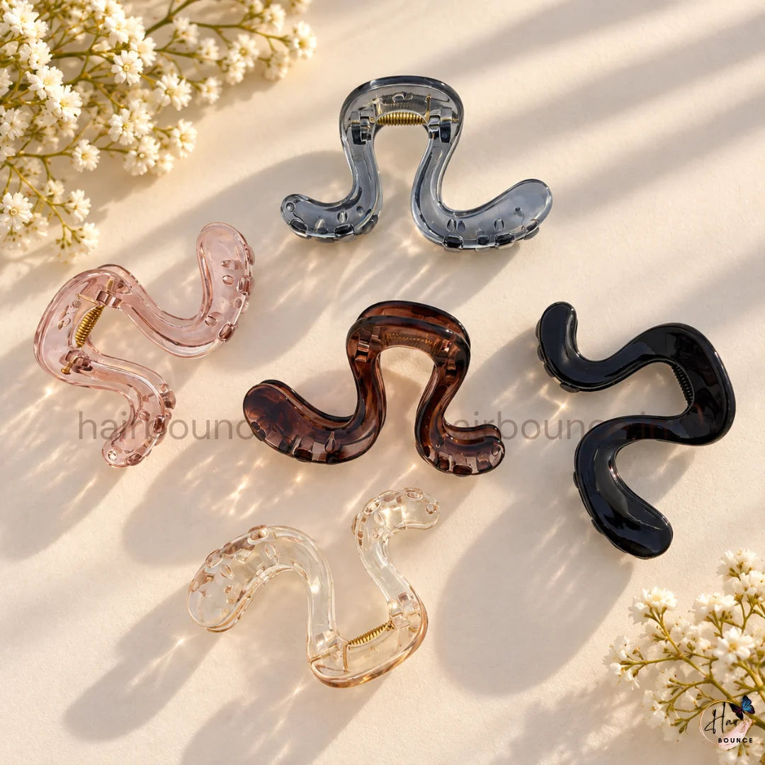 Wave Twist Hair Claw – Medium