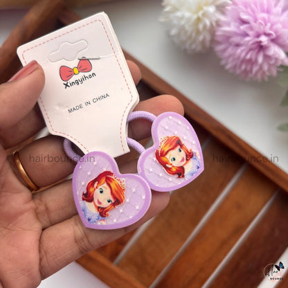 Princess Cartoon Rubber Bands