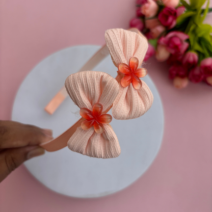 Bow with Flower Headband