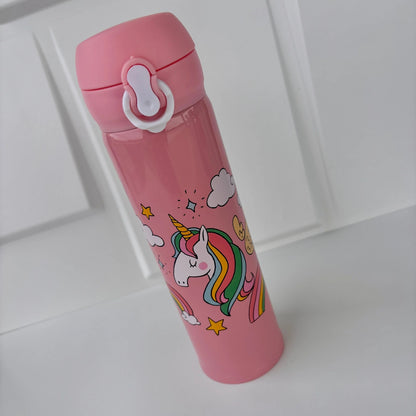 Magical Unicorn Insulated Water Bottle – 500ml (Flip-Top)