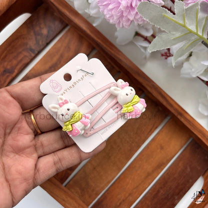Cute Animal Snap Hair Clips – Pack of 2