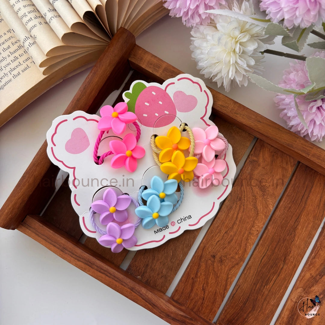 Cute Rubber Bands - Set of 5 Pairs