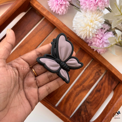 Flutter Charm Butterfly Hair Claw – Medium
