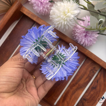 Daisy Bloom Flower Hair Claw - Medium