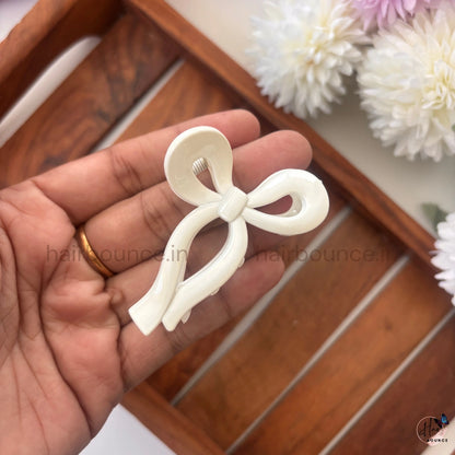 Pastel Bow Knot Hair Claw – Medium