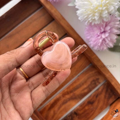 Heart Loop Hair Claw - Medium
