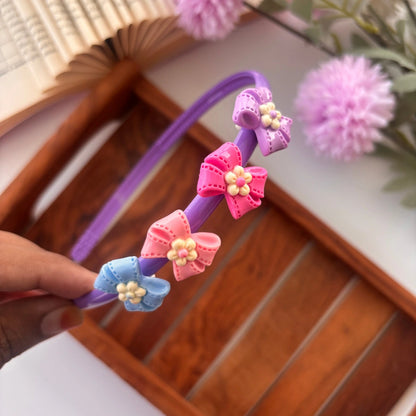 Bow Flower Headband