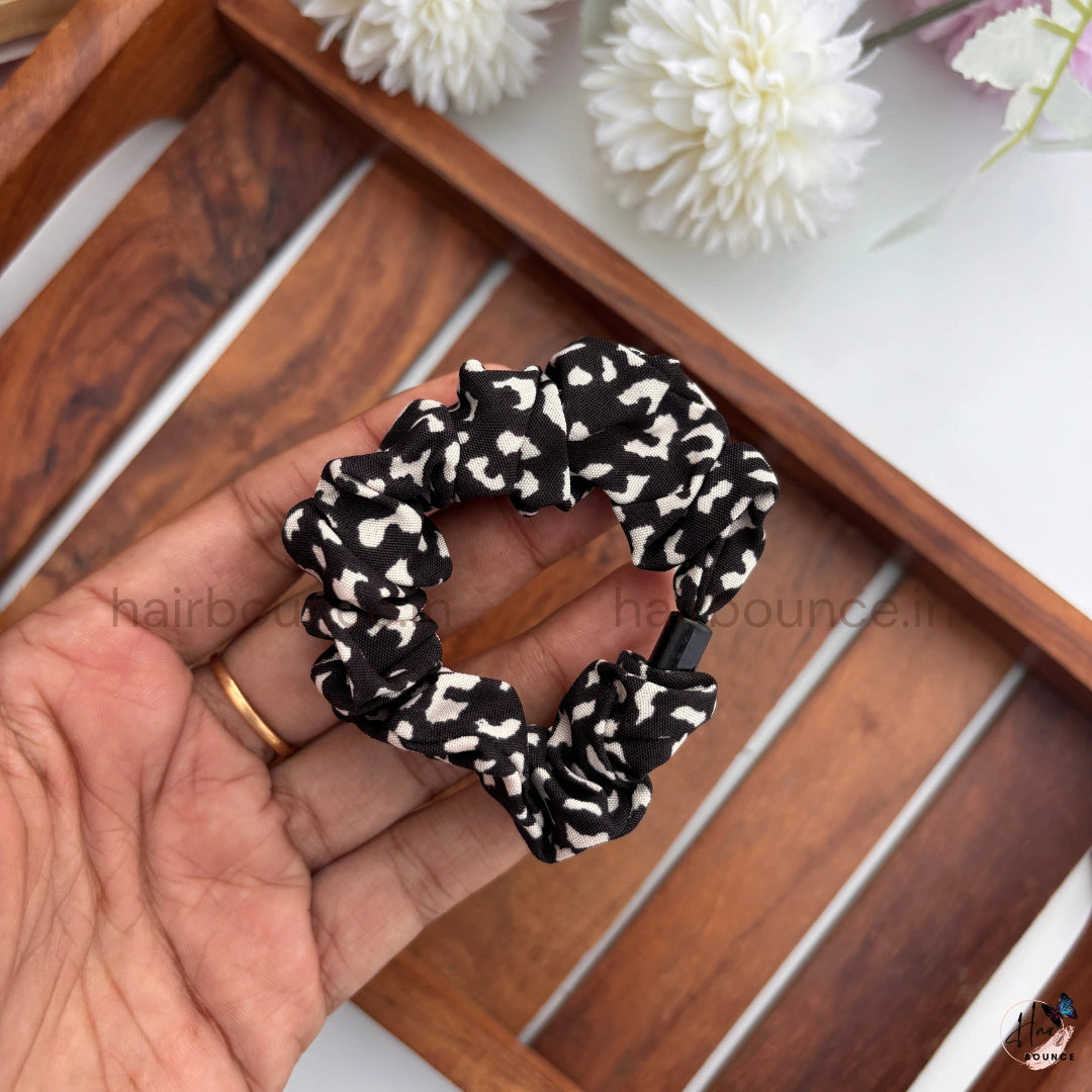 Wild Charm Animal Print Scrunchie Hair Tie