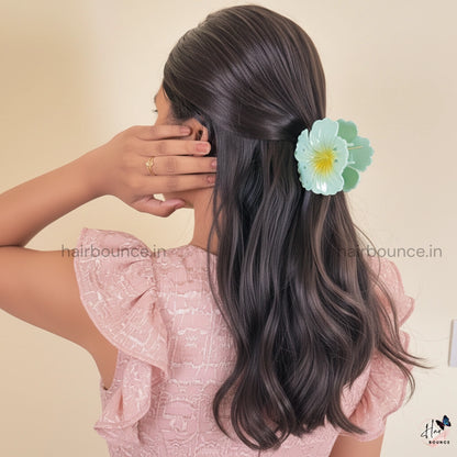 Shinny Hibiscus Hair Claw - Large