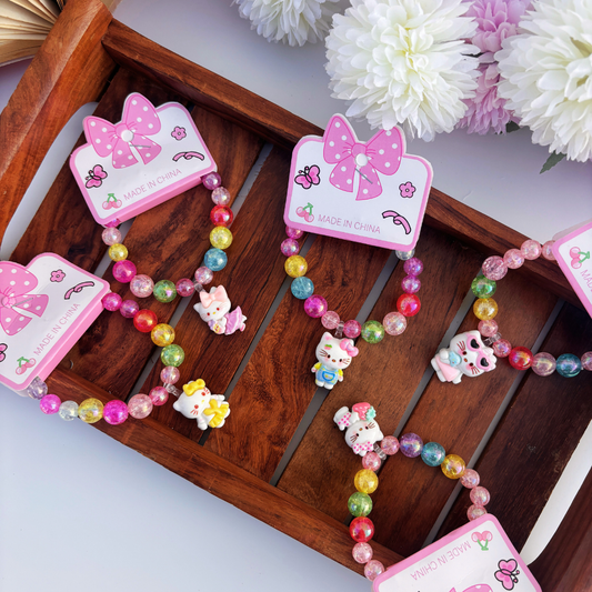 Multicolour Kitty Kids Bracelet