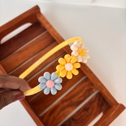 Pastel Daisy Flower Headband