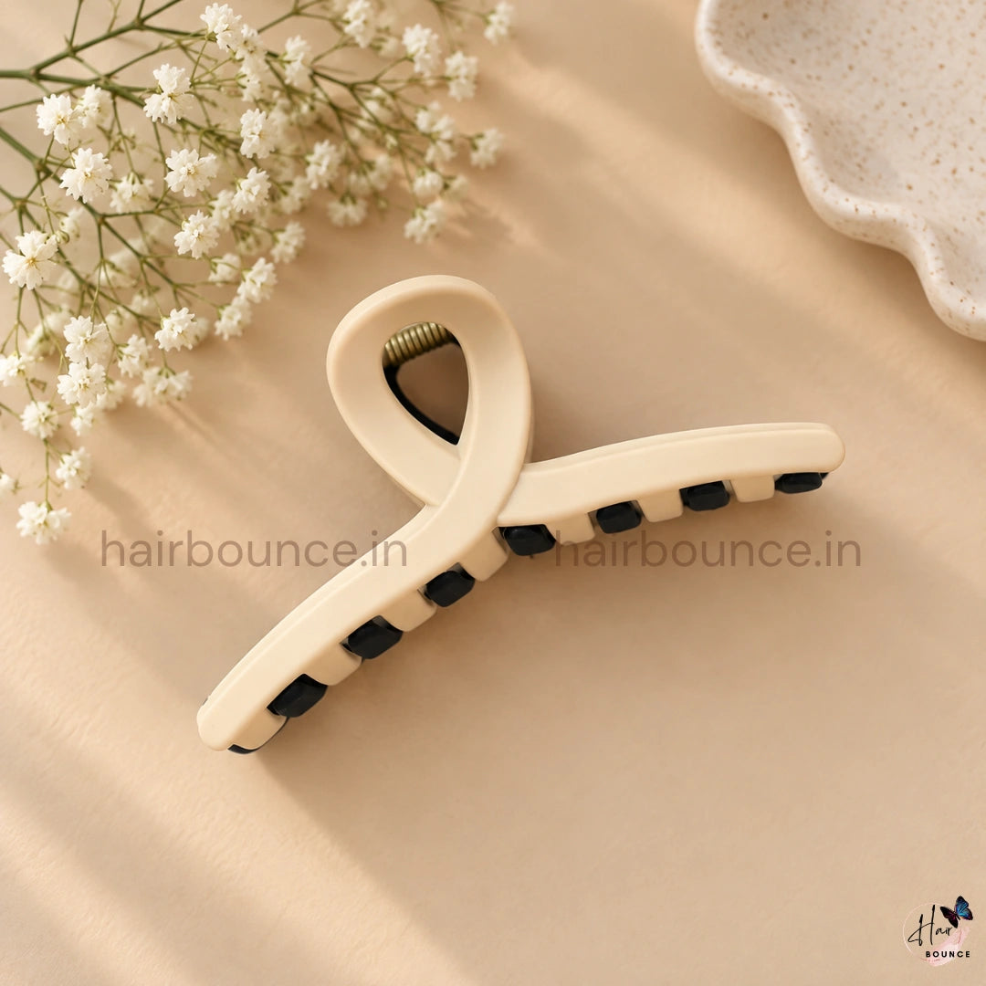 Dual Colour Loop Hair Claw - Medium