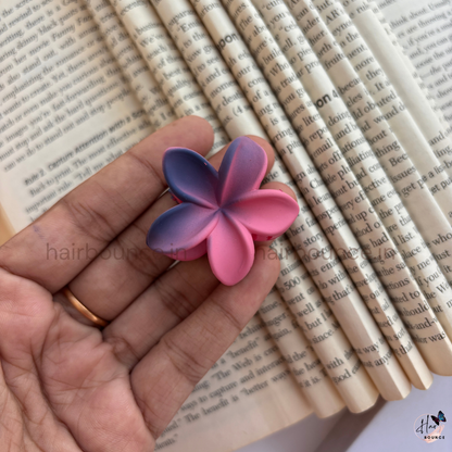 Pastel Blossom Matte Flower Hair Claw - Small