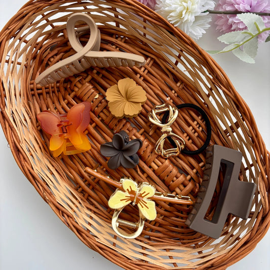 Mocha Glow Hair Hamper ☕✨