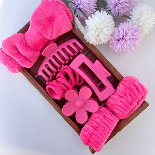 🌺 Fuchsia Glow Hair Accessory Hamper 🌺